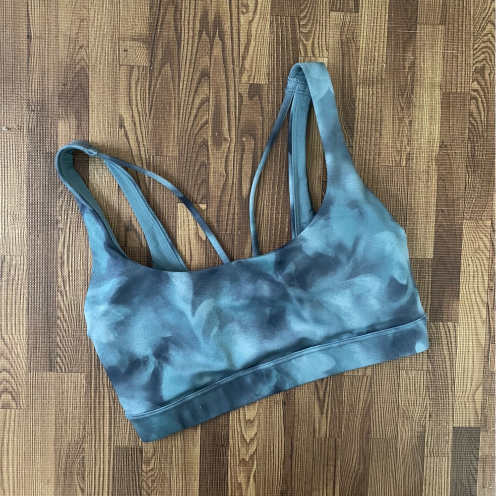 Athleta Women’s Blue Tie-Dye Sports Bra XS